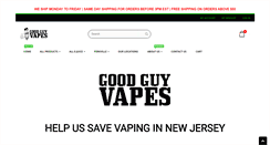 Desktop Screenshot of goodguyvapes.com